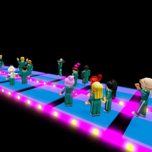 Impossible Glass Bridge! (Squid Game Obby)